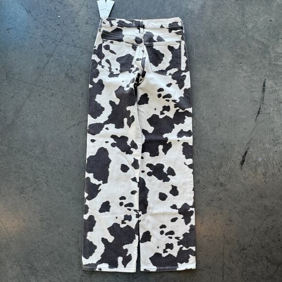 Abercrombie & Fitch High Rise 90s Relaxed Pony Print Jean 26 Nwt Msrp $110 - Picture 2 of 5